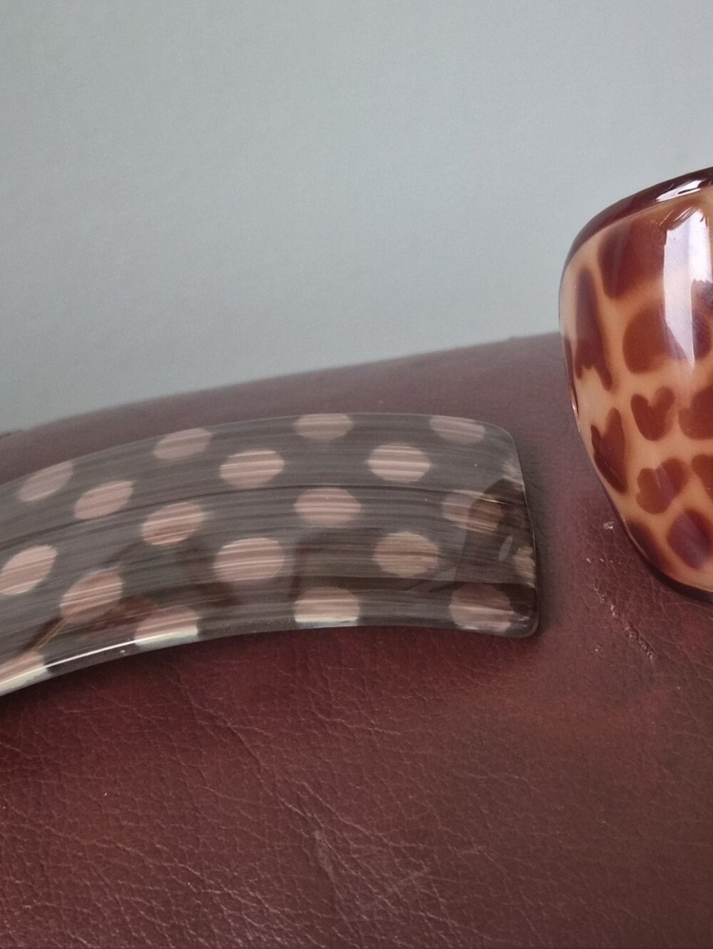 Camila Paris Hair Accessories Set | Polka Dot Barrette & Tortoiseshell Ponytail